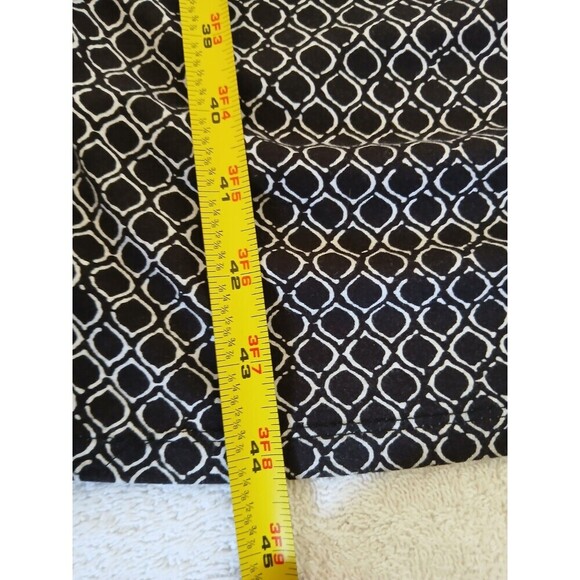 A Glow Maternity Dress Black White Ruched Stretchy Knit V Neck Size 1X Summer‎ - Picture 9 of 14